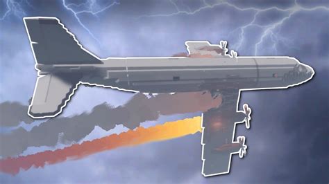 LIGHTNING CAUSES PLANE CRASH SURVIVAL! - Stormworks Multiplayer Gameplay