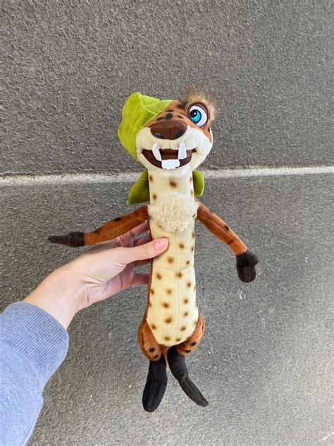 Ice Age Buck Weasel Plush Toy, Funny Adventure-loving Weasel Stuffed ...