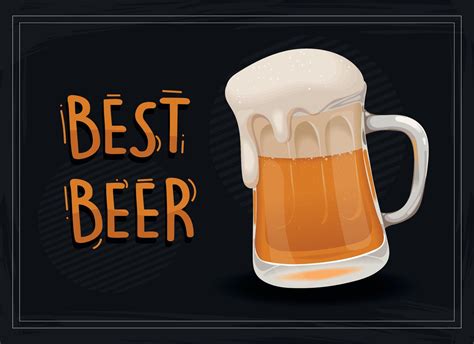 best beer poster 10796363 Vector Art at Vecteezy