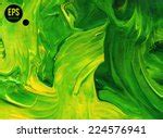 Green Paint Blot Free Stock Photo - Public Domain Pictures