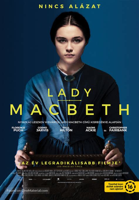 Lady Macbeth (2016) Hungarian movie poster