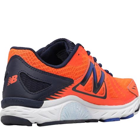 Buy New Balance Mens M670 V5 Stability Running Shoes Orange/Navy