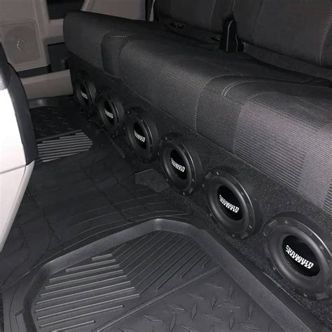 2009 Chevy Silverado Crew Cab Subwoofer Box