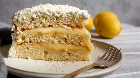 Lemon Cake With Coconut Icing Recipe