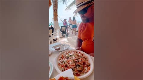 Mixed Ceviche at the Krazy Lobster Costa Maya Mexico - YouTube