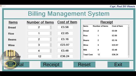 How to Create a Billing System Project in Visual Basic .NET - Full Tutorial - YouTube