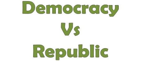 Difference Between Democracy and Republic (with Comparison Chart) - Key Differences