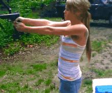 Girl Shooting GIF - Girl Shooting Gun - Discover & Share GIFs