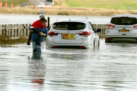 Mersea Island The Strood: Shocking photos show child being rescued ...