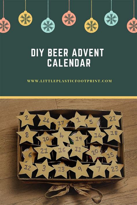 Save on the plastic and make your own DIY beer advent calendar using local beers! | Beer advent ...