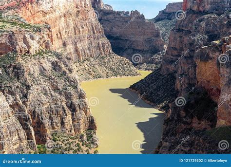 Bighorn Canyon National Recreation, Montana Stock Photo - Image of ...