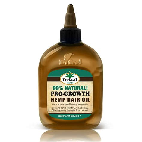 Difeel Hemp 99% Natural Hemp Hair Oil - Pro-Growth 7.78 oz. - Walmart ...