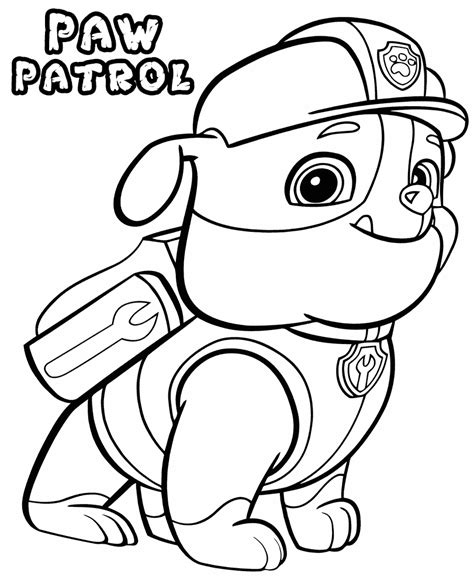 Paw Patrol Coloring Print Outs Coloring Pages