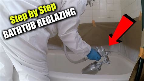 HOW TO REGLAZE A BATHTUB #2 | Step-by-Step Bathtub Reglazing | DP Tubs - YouTube