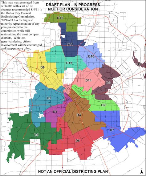 Dallas Redistricting 2011: Dallas City Council Redistricting plan ...