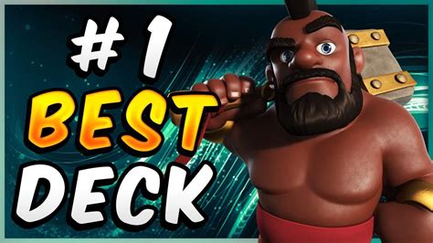 #1 BEST HOG RIDER DECK in CLASH ROYALE! 🏆 - YouTube