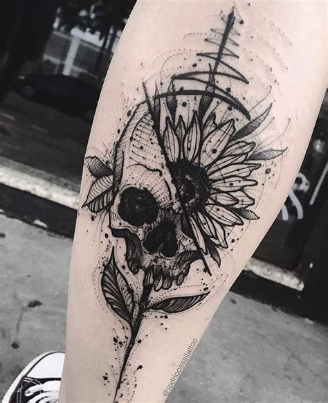 Pretty skull tattoos – Artofit