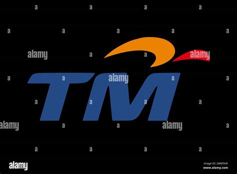 Telekom Malaysia, Logo, Black background Stock Photo - Alamy