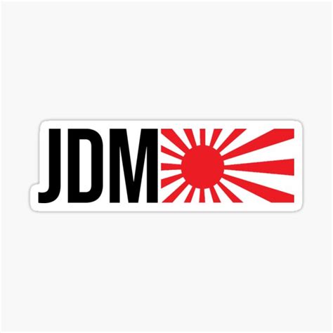 "JDM flag" Sticker for Sale by CarFan | Redbubble