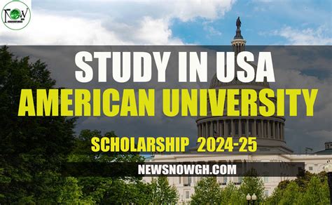 Study In USA: American University Scholarships 2024