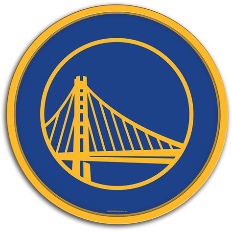 Golden State Warriors: Modern Disc Wall Sign - The Fan-Brand