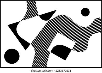 Geometric Modernism Imagination Style Abstract Vector Stock Vector (Royalty Free) 2253370231 ...