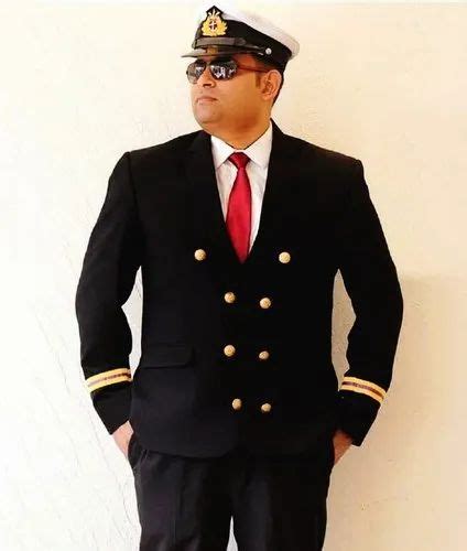 Cotton Merchant Navy Uniform, Size: S-XL, Rs 1600 /set Nucleus Uniforms Centre | ID: 22479937591