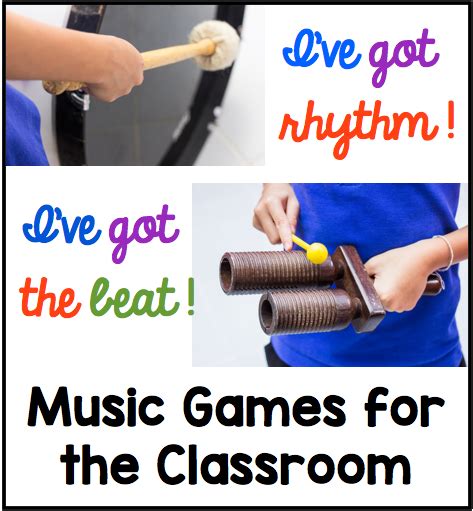 Here are some simple activities and games for music that can be used in the classroom.