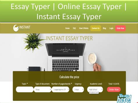 PPT - EssayTyper PowerPoint Presentation, free download - ID:10223889