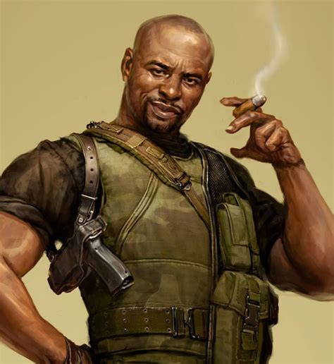 shadowrun; male; human; cop or soldier; bald; black-skinned … | Apocalypse character, Cyberpunk ...