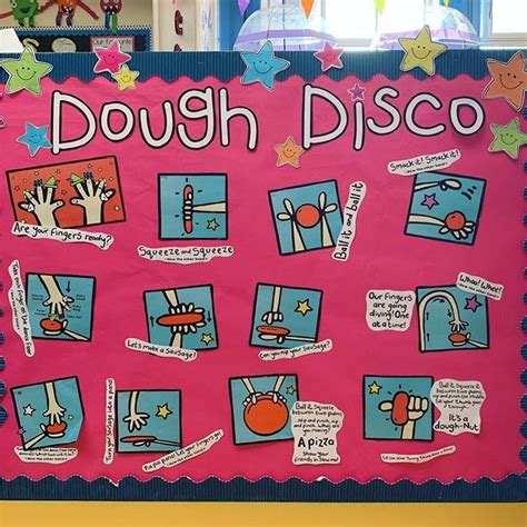 Dough Disco Display | Fine motor skills activities, Funky fingers, Motor skills activities