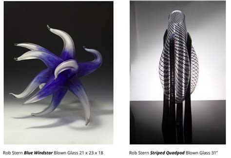 Colorful Fine art Glass Sculptures and Studio Glass