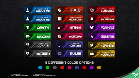 Twitch Panels Template