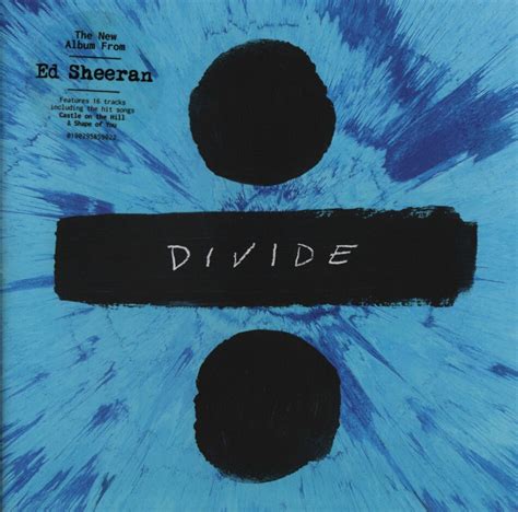 Ed Sheeran - Divide (2017) CD Cover & Label