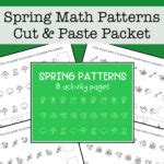 Spring Math Patterns Printables Set