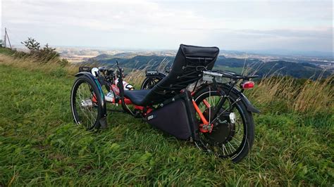 Electric recumbent trike - YouTube