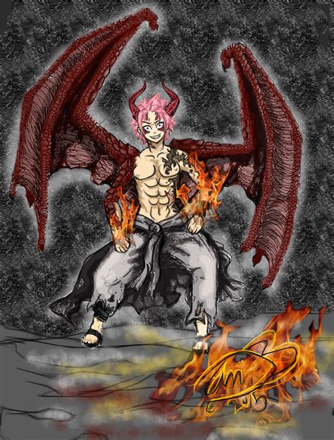 Natsu Dragon Form Fanart