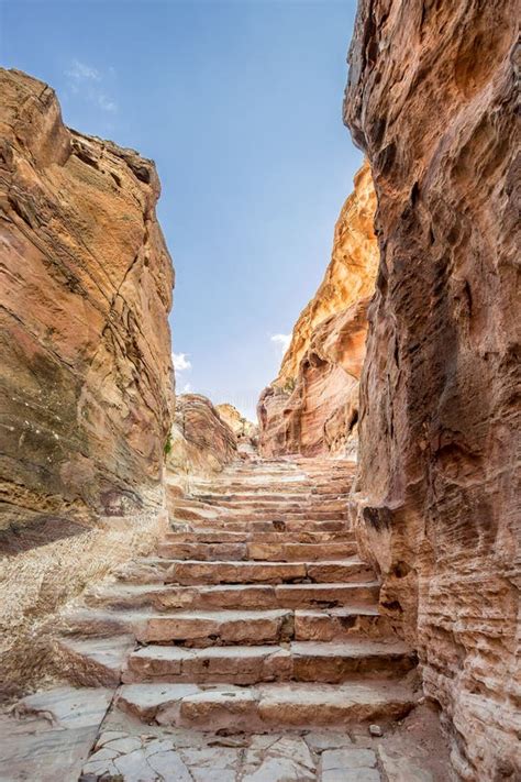 Steps Leading To Ad Deir (aka the Monastery or El Deir) in the Ancient ...