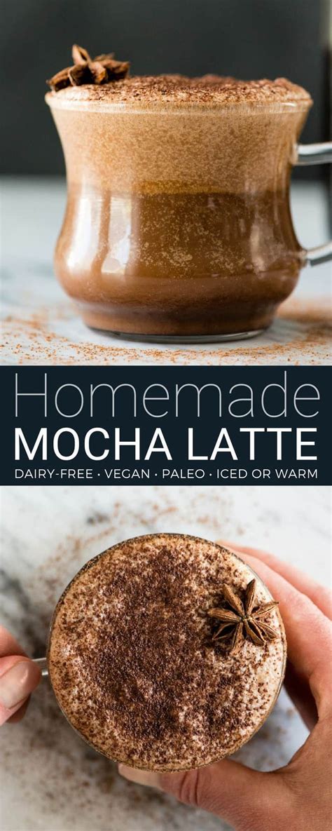 This dairy-free mocha latte recipe that is so amazing you will feel ...