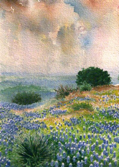 Bluebonnet Watercolor at PaintingValley.com | Explore collection of ...