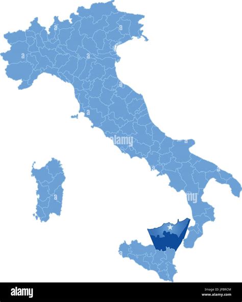 Map of Italy, Messina Stock Vector Image & Art - Alamy