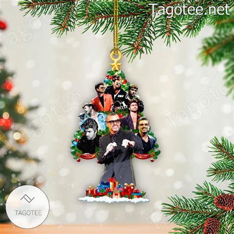 George Michael Christmas Ornament - Tagotee