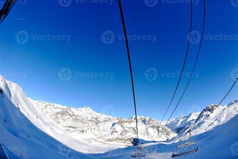 Ski lift view 11595424 Stock Photo at Vecteezy