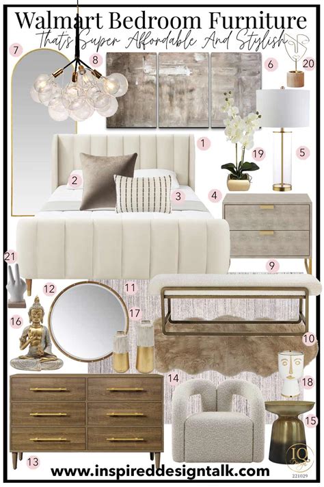 Walmart Bedroom Furniture (Shop The Look) Design Inspiration