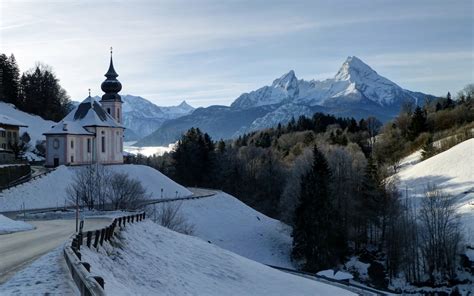 berchtesgaden, Bavaria, Germany, Bavarian, Alps, Mount, Watzmann ...