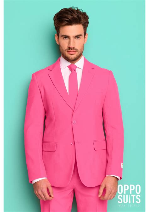 Mens Opposuits Pink Suit