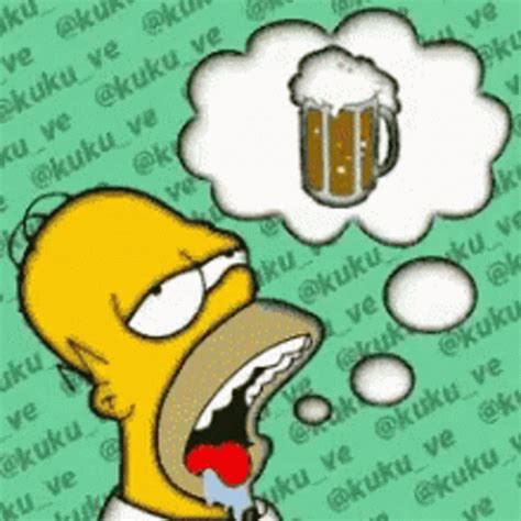 Beer Alcohol GIF - Beer Alcohol Homer - Discover & Share GIFs