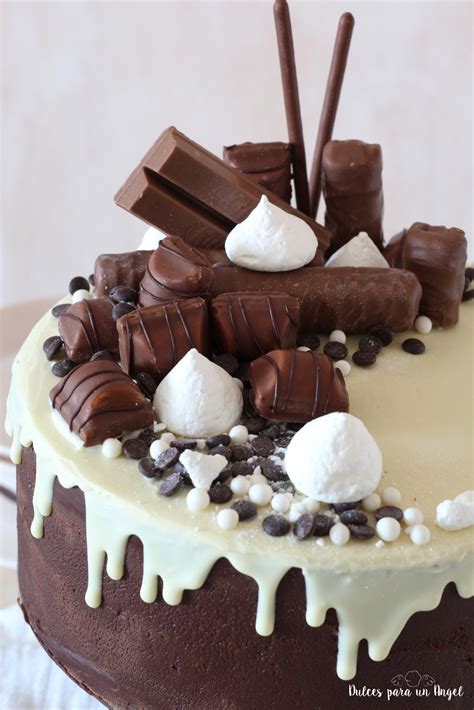 Tarta chocolatinas: chocolate, espresso y crema de mascarpone (dripcake ...