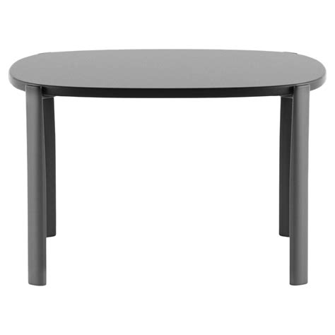 Alias T08_O Ten Outdoor Table 90x45 in Grey Glazed Ceramic Top w Lacquered Frame For Sale at 1stDibs