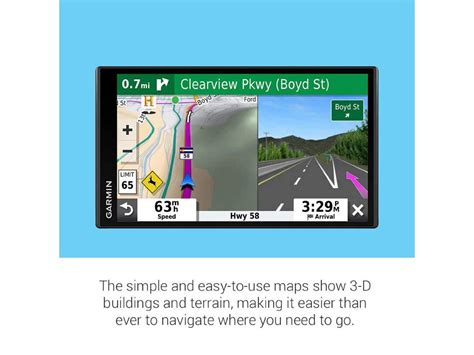 Garmin DriveSmart 65 Automobile Portable GPS Navigator - Portable, Mountable - Newegg.com